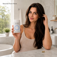 Compléments alimentaires pour la croissance des cheveux pour femmes en gros : Biotine, Collagène, Peptides, Vitamine C, Acide Hyaluronique – Formule à base de plantes en capsules