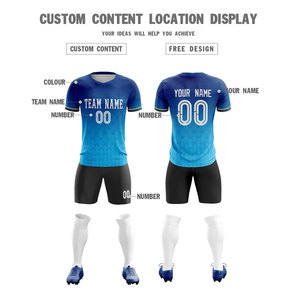 เสื้อฟุตบอลพิมพ์ลายดิจิทัลแบบเต็มตัวเสื้อทีมฟุตบอลเครื่องแบบทีมฟุตบอล - Product Image 4