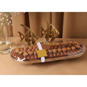 Présentoir à Dessert en forme de bol à chocolat rond en métal doré fait à la main pour la décoration de fête de mariage Présentoir à Dessert de bonbons - Product Image 4