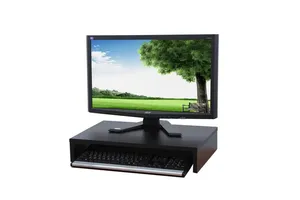 <b>Computer</b> Monitor Stand Underneath <b>Storage</b> PC Screen Stand Riser <b>for</b> Office - Product Image 2
