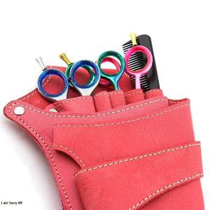 Salon Hair Stylist Barber Scissors Shear <b>Hairdressing</b> Waist Holder Case <b>Bags</b> Hair Salon Scissor Pouches Scissors Sheath - Product Image 5