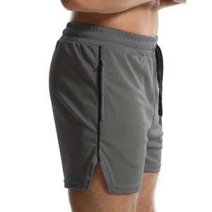 กางเกงขาสั้นผู้ชายเอวกลางกางเกงขาสั้นออกกำลังกายฟิตเนสและชายหาดกีฬากางเกงขาสั้นลำลองออกแบบโลโก้ได้ตามต้องการฤดูร้อน - Product Image 1