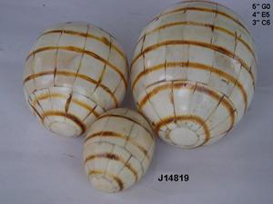 Resin <b>Mosaic</b> Decorative Balls Available in All Sizes and Colors Home Decoration Balls Bone Inlay Decorative Sculpture - Product Image 3