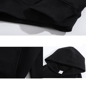 Wholesale Oem <b>Oversized</b> Plain <b>Fleece</b> Unisex <b>Hoodies</b> Custom Logo Color <b>Men</b> <b>Hoodies</b> - Product Image 4