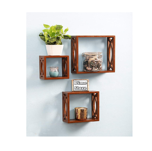 Blocs de bois de conception unique décor à la maison couleur attrayante tenture murale articles décoratifs en bois au coût le plus bas - Product Image 3