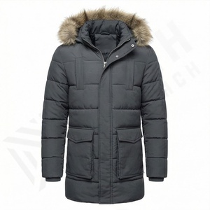 Parka Clásica de Calidad para Hombre, Ropa Casual, Chaqueta de Invierno para Uso en Exteriores, Abrigo Térmico, Cortavientos, Prenda Exterior Aislante y Moderna - Product Image 1