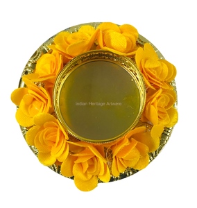 Portavelas de Metal Indio Hecho a Mano para Decoración del Hogar, Marca IHA, Modelo PA03, para Navidad, Diwali y Festividades - Product Image 5