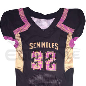Custom American Football Uniform High Quality Sublimation Sports Jerseys and Shorts Team Player Sets OEM Bulk Football Apparel - Product Image 2