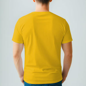 T-shirt uni pour homme en polyester, t-shirt rapide, impression par sublimation personnalisée, logo unisexe, t-shirt de sport pour homme - Product Image 5