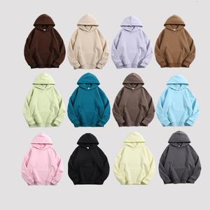 Wholesale Oem <b>Oversized</b> Plain <b>Fleece</b> Unisex <b>Hoodies</b> Custom Logo Color <b>Men</b> <b>Hoodies</b> - Product Image 3