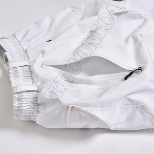 Pantalones cortavientos personalizables, pantalones de esquí holgados Cargo a prueba de viento Unisex, ropa de calle suelta con cremallera de pierna ancha para hombres y mujeres, snowboard - Product Image 4