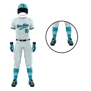 Nouvelle arrivée du meilleur fournisseur, uniforme de baseball confortable en tissu écologique, vêtements d'équipe pour adultes avec option de taille supérieure, style bouton - Product Image 6