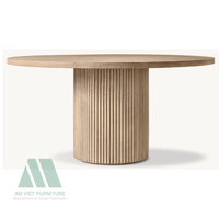 Table à manger rectangulaire en bois massif au design moderne, cadre métallique de haute qualité, prête à assembler, pour la maison, les restaurants, les hôtels, service OEM