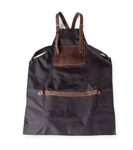 Canvas <b>Apron</b> for Women Canvas <b>Apron</b> With <b>Leather</b> Straps With Pockets Personalized Cooking BBQ AAA-0055 - Product Image 3