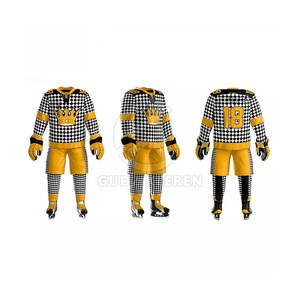 2025 personnalisé uniforme de Hockey sur glace de Sublimation de haute qualité en gros pas cher prix uniforme de Hockey sur glace pour les hommes - Product Image 1