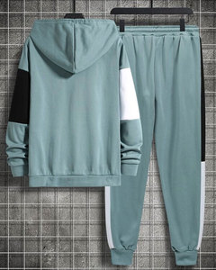 Survêtement de Sport de couleur unie pour homme, vêtement de luxe professionnel, vente en gros, collection hiver 2022 - Product Image 6