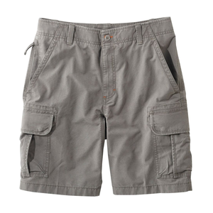 Shorts cargo classiques anti-froissement de haute qualité pour hommes, 100% coton, décontractés, fermeture éclair, uni, teinture unie, service OEM - Product Image 5