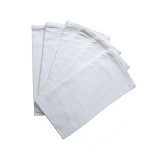 AALISHAN 100% saco de harina de algodón toallas de cocina tejido liso cuadrado estilo personalizable costura impresión desechable limpieza del hogar - Product Image 3