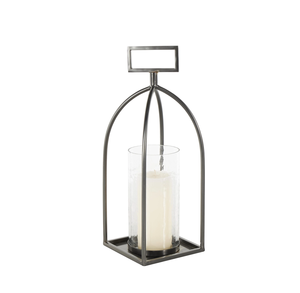 Bougeoir en métal géométrique moderne pour un design d'intérieur tendance Bougeoir en métal pour un décor intemporel et élégant - Product Image 1