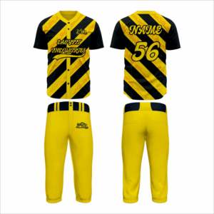 Uniformes de Béisbol Unisex de Alta Calidad, 100% Poliéster, Secado Rápido, Transpirables, Personalizables con Nombre de Equipo, Servicio OEM, Pakistán - Product Image 1