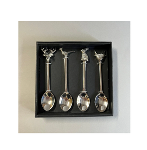 ช้อนสแตนเลสแบบคลาสสิกช้อนส้อมเครื่องเงินแบบแข็ง - Product Image 3