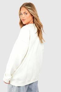 Sweat-shirts et pulls décontractés pour femmes en taille plus, respirants, à col rond, pour la saison hivernale, fabriqués au Pakistan, service de conception OEM, couleur personnalisée - Product Image 2