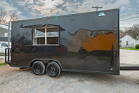 Camion de restauration entièrement équipé en aluminium et fibre de verre, chariot à hot-dogs, remorque alimentaire personnalisée, garantie de 2 ans, résistant à la rouille