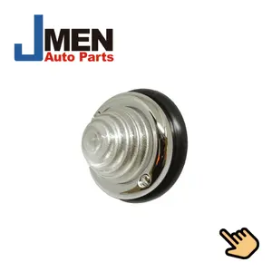 Jmen 64463100900 for Porsche 356 Pre-A 50-55 356 A 56-59 회전 신호 빛 벌집 스타일 오른쪽/왼쪽 흰색 렌즈