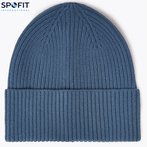 Wholesale Customized Fashion Beanies Hats All Logo Knitted Warm Winter Beach Beanie Colorful Jacquard Design 100% Cotton - Product Image 4