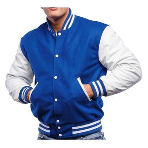 Veste universitaire pour homme de haute qualité avec manches en cuir personnalisées, patchwork brodé, streetwear, veste de style lettreman - Product Image 4