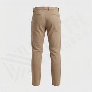 Fashion Trendy Outfit Street Wear Men <b>Chinos</b> Pants Outdoor Unique Look Zip Up Men <b>Chinos</b> Men Pants Straight Curved Striped Pants - Product Image 2