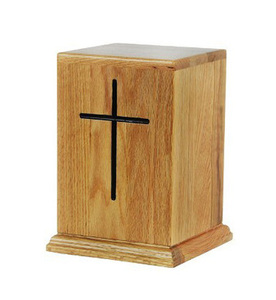 Venta caliente estilo americano hecho a mano de madera urnas de cremación moderno funerario urnas decorativas para hombre mujer a bajo precio - Product Image 2