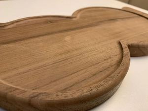 Elegante plato de madera para servir, tabla para pan y queso, desayuno, comida, bar, cocina, hogar, decoración, regalos de boda, restaurante - Product Image 3