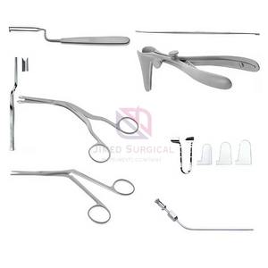 Juego de Mastoidectomía Manual de Acero Inoxidable Personalizado para Microcirugía de Oído |   Instrumentos Quirúrgicos Reutilizables de Alta Calidad para Otorrinolaringología y Otología - Product Image 1