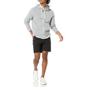 Sudaderas con capucha de cremallera para hombre hechas a medida servicio OEM calidad superior su propio diseño transpirable invierno moda sudaderas con capucha para hombre - Product Image 4