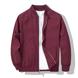 Veste bomber à manches longues, col rond, coupe ample, de haute qualité, pour l'automne, prix de gros, OEM, veste légère pour le printemps et l'hiver - Product Image 1