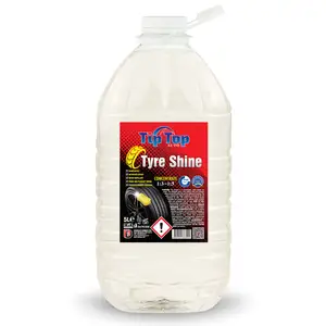 Pneumatico Shine Spray 5 L OEM Wheel Gloss a base d'acqua Car Wash Tire Wax Tire Polish prodotti per la cura dell'auto prezzo di fabbrica personalizzato