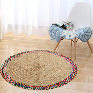 Tapis en jute tissé à la main avec glands Tapis d'accent bohème rustique pour chambre ou couloir - Product Image 2