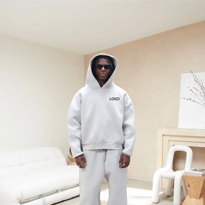 Custom Acid Wash Rhinestone Pullover 500Gsm Heavyweight Eco-Friendly Poliéster/Algodón Oversized Fit Hoodie para Hombres Fitness - Product Image 3
