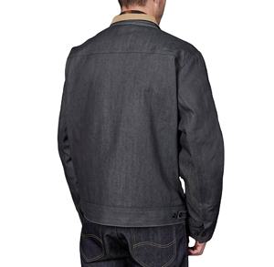 Veste de travail universitaire en toile pour homme, respirante, imperméable, hiver, style baseball, avec logo frontal - Product Image 2