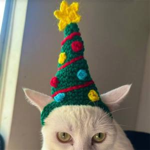 Wholesale Christmas & Halloween Crochet Pet Hat - Festive Costume for <b>Dogs</b> & Cats - Product Image 2