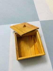 AYAANS Porte-couverts en bois fabriqué à la main pour support de cuillère de cuisine pour table à manger Organisateur de rangement Boîte à vaisselle avec poignée - Product Image 2