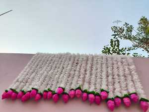 Lotus Buds and Leaf Jasmine Garland Colgante de pared Decoración para el hogar Arte de la pared floral Decoración de Navidad Decoración botánica Colgante de pared - Product Image 2