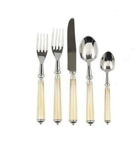 Juego de Cubiertos de Acero Inoxidable Plateado de Calidad Superior, Diseño Real, Cubiertos de la India a un Precio Razonable para Uso en Comidas - Product Image 3