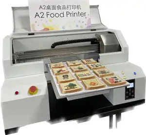 Digital Flatbed A2 Cake Fondant Printer Full Color Cake Printing Machine