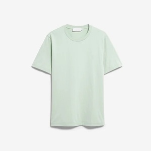 High Quality 100% Cotton Heavy <b>Weight</b> Luxury Tshirt Unisex Custom Print Logo Mock Neck <b>Blank</b> T Shirt Oversize Men's T-shirt - Product Image 6