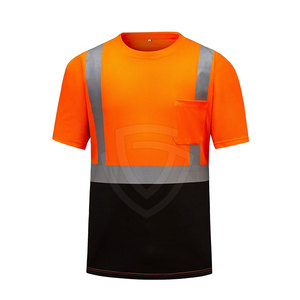 เสื้อยืดทำงานโพลีเอสเตอร์ระบายอากาศได้ดีเสื้อทำงานผ้าโพลีเอสเตอร์ - Product Image 1