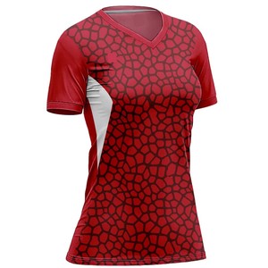 Ensemble de maillots de football personnalisés pour femmes, nouvelle saison 2025, impression par transfert thermique, 100% polyester extensible, respirant, séchage rapide - Product Image 6
