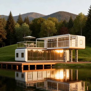 WELLCAMP Casa Cápsula Prefabricada de Lujo Tipo Apple, Módulo Modular, Casa Pequeña, Alojamiento para Vacaciones, Glamping y Resorts - Product Image 1