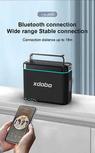 Altavoz Bluetooth XDOBO <span class=keywords><strong>Truth</strong></span> de 200 W, Resistente al Agua IPX6, con AUX, TF, USB y 2 Micrófonos, 20 Horas de Reproducción para Exteriores - Product Image 5